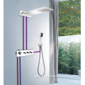 Concealed Shower System Wall mounted rainfall bathroom shower mixer concealed shower system with boy jets. Supplier